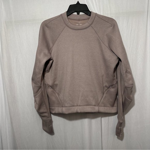 NWT Sweaty Betty [ Small ] Run Crew Neck Performance Sweatshirt Dusk Pink‎ #q423 - Picture 5 of 16